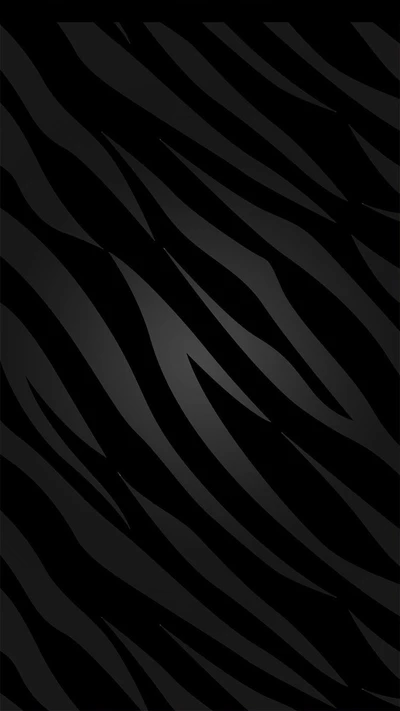 Dark Zebra Stripes on Black Background