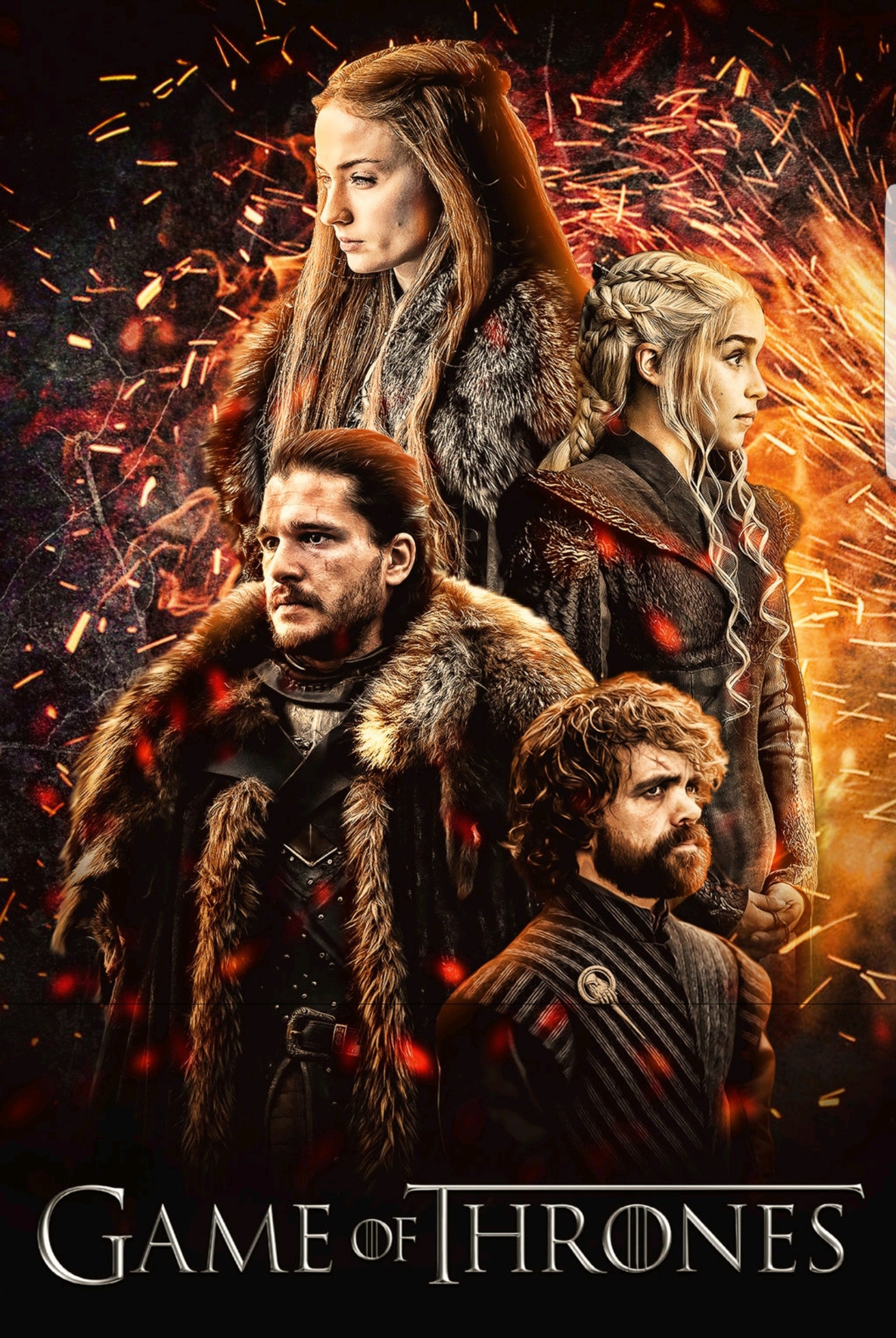 daenerise, game, hd, jon, of Download Wallpaper