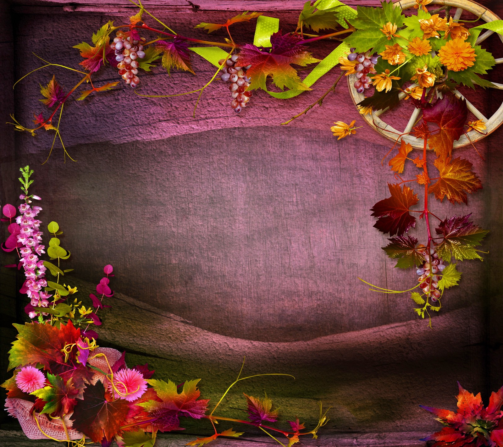 There is a picture of a picture of a flower arrangement (autumn florals, background, flowers frame)