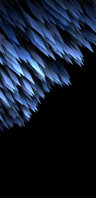 illusion, ice, blue, shaded, amoled