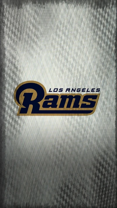 Los Angeles Rams Logo on a Textured Background