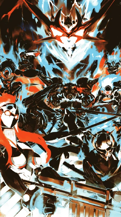 Équipe Toppa Gurren Lagann : Héros défiants dans une bataille épique