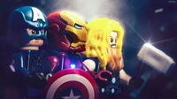 Los Vengadores, ¡a reunirse!: Figuras de acción de Capitán América, Iron Man y Thor