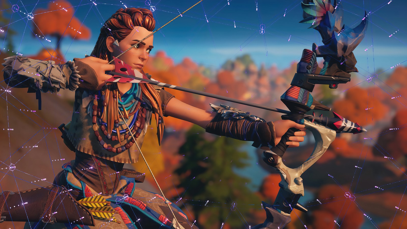 fortnite, battle royale, video game, aloy wallpaper