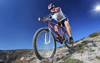 Thrilling Downhill Mountain Biking Adventure on Rugged Terrain