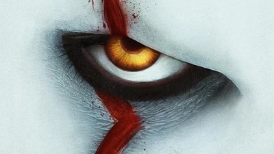 Pennywise's Sinister Gaze from "It Chapter Two