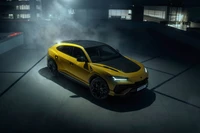 Lamborghini Urus Performante: A Bold 2022 Super SUV in a Dramatic Night Setting