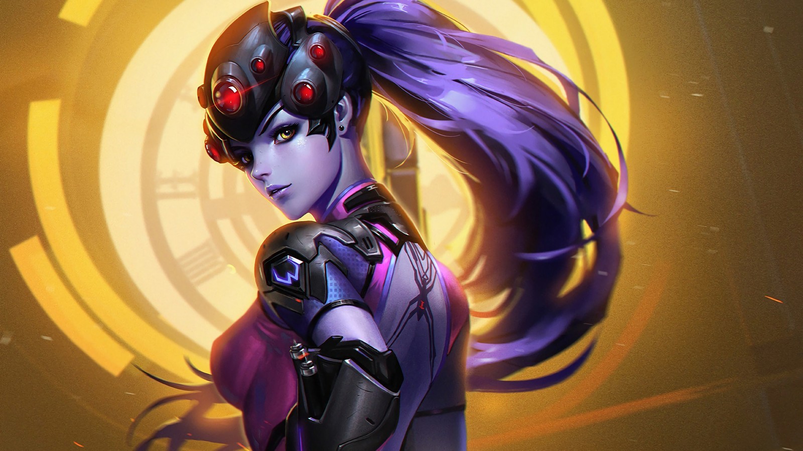 widowmaker, overwatch, video game wallpaper