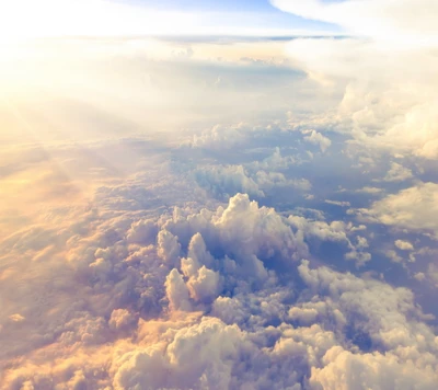 blue, clouds, nature, sky, sun