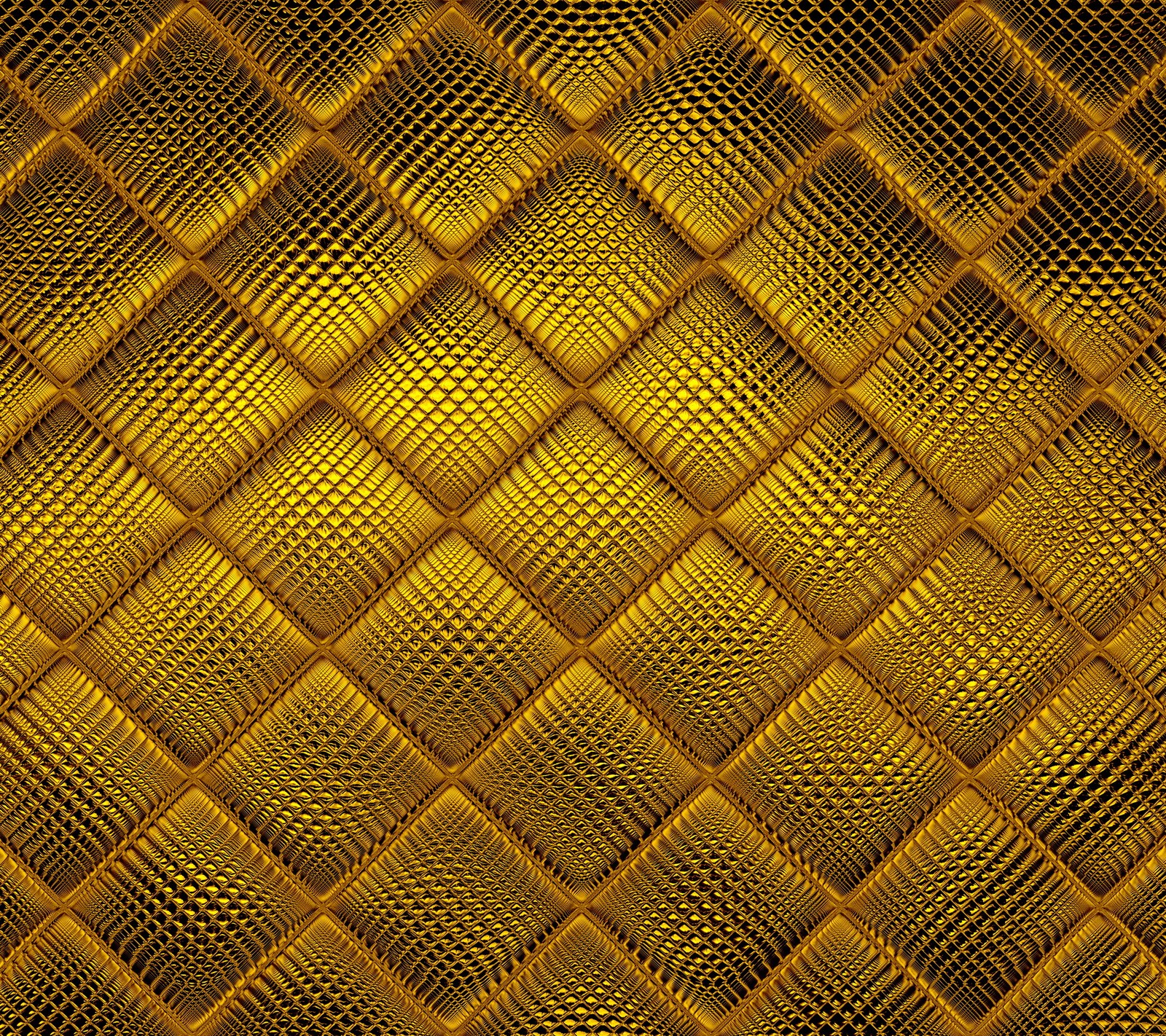 cubes, golden, leather, texture Download Wallpaper