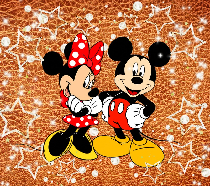 Обои микки и минни маус (рождество, дисней, disney, mickey mouse, минни)