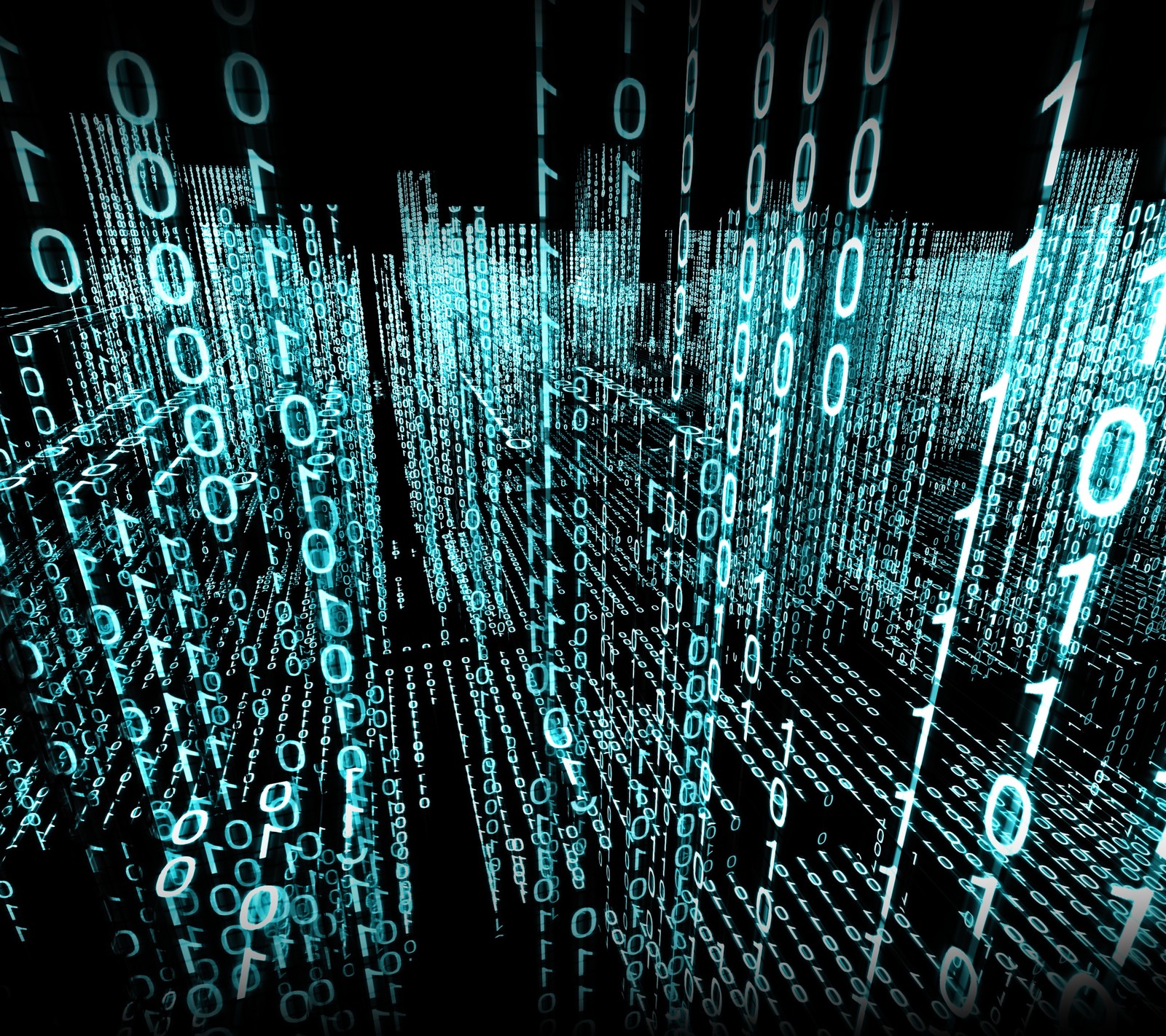 A close up of a computer screen with numbers and numbers (3d, binary, digits, number, tech)