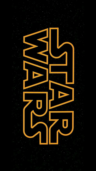 schwarz, logo, star wars, gelb