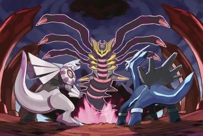 dialga, giratina, palkia, pokemon