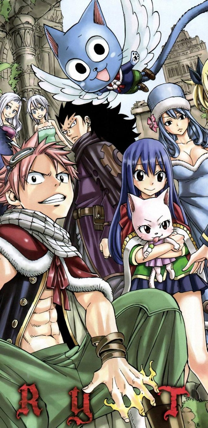 Обои fairy tail аниме (фея, хвост)