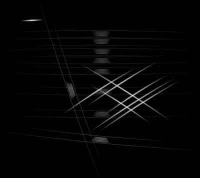 Regard abstrait en noir et blanc : Un jeu de lumières et d'ombres