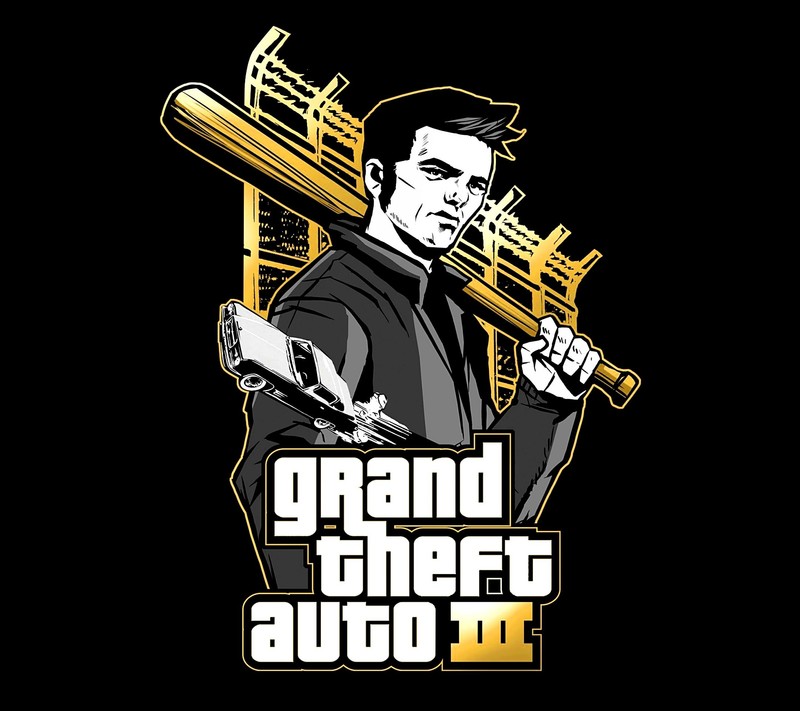 Логотип grand theft auto 2 с человеком, держащим оружие (бд, bd, му, mu)