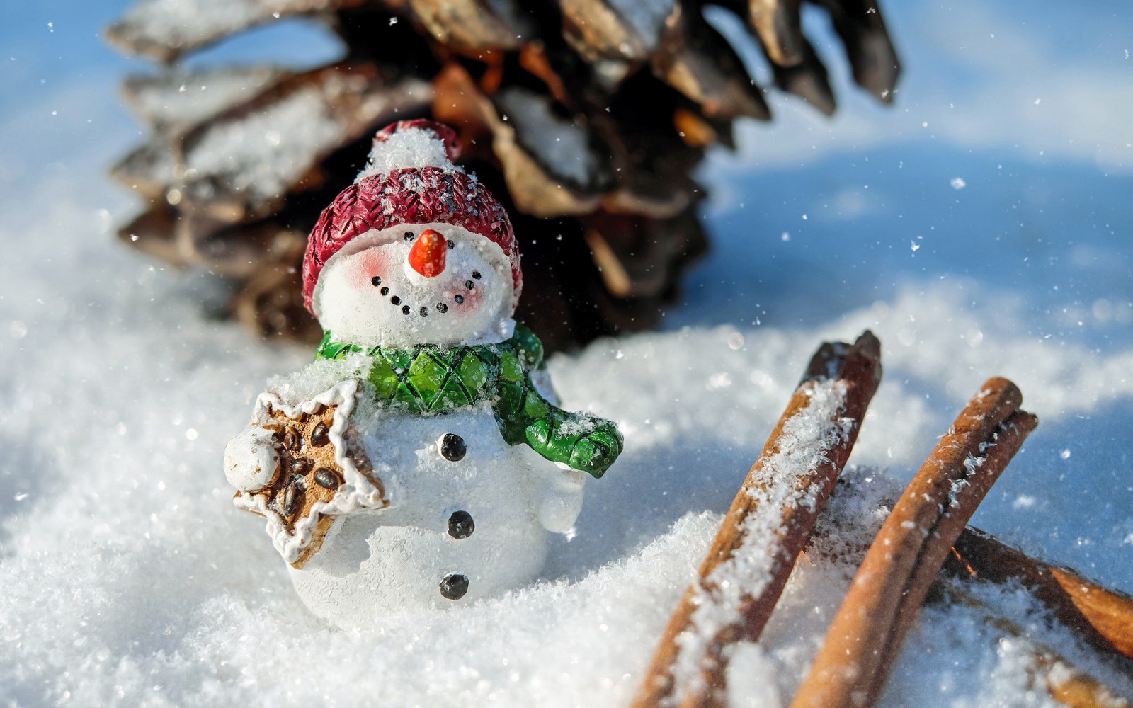 snowman, christmas day, winter, snow, freezing wallpaper