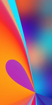 color, orange, colorfulness, magenta, triangle wallpaper