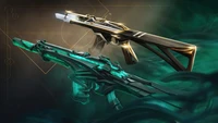 Valorant Ruination Skin Set: Spectre and Vandal