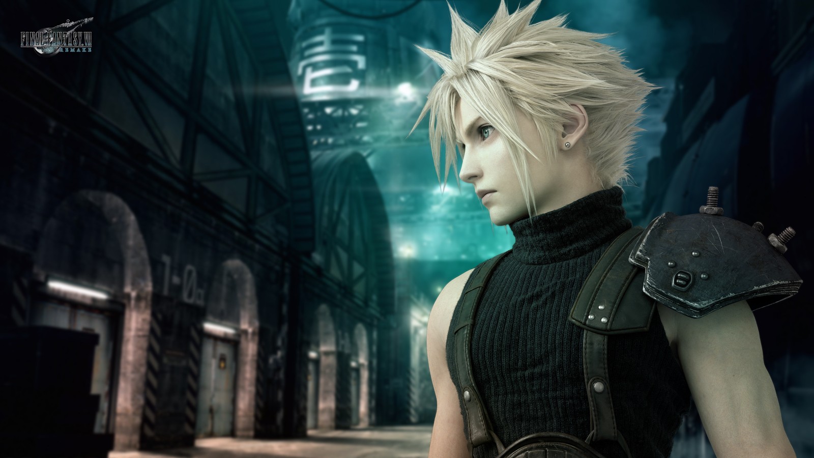 Скачать обои клауд страйф, cloud strife, final fantasy vii remake, final fantasy 7 remake, видеоигра