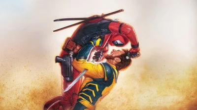 deadpool et wolverine, film, marvel, wolverine, bataille