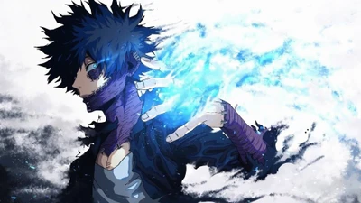 Dabi: El Héroe de la Llama Azul de My Hero Academia