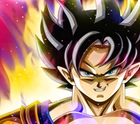 Super Saiyajin Goku, der Drachenkraft nutzt