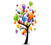 love, tree wallpaper