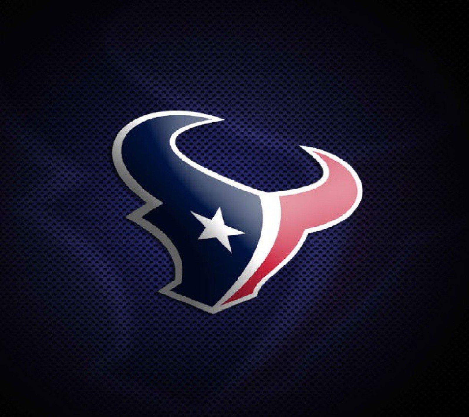 The houston texans logo on a blue background (football, houston, logo, texans)