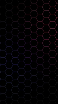 Abstract Honeycomb Pattern with Gradient Colors