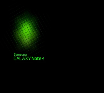 galaxie, vert, logo, note 4, samsung