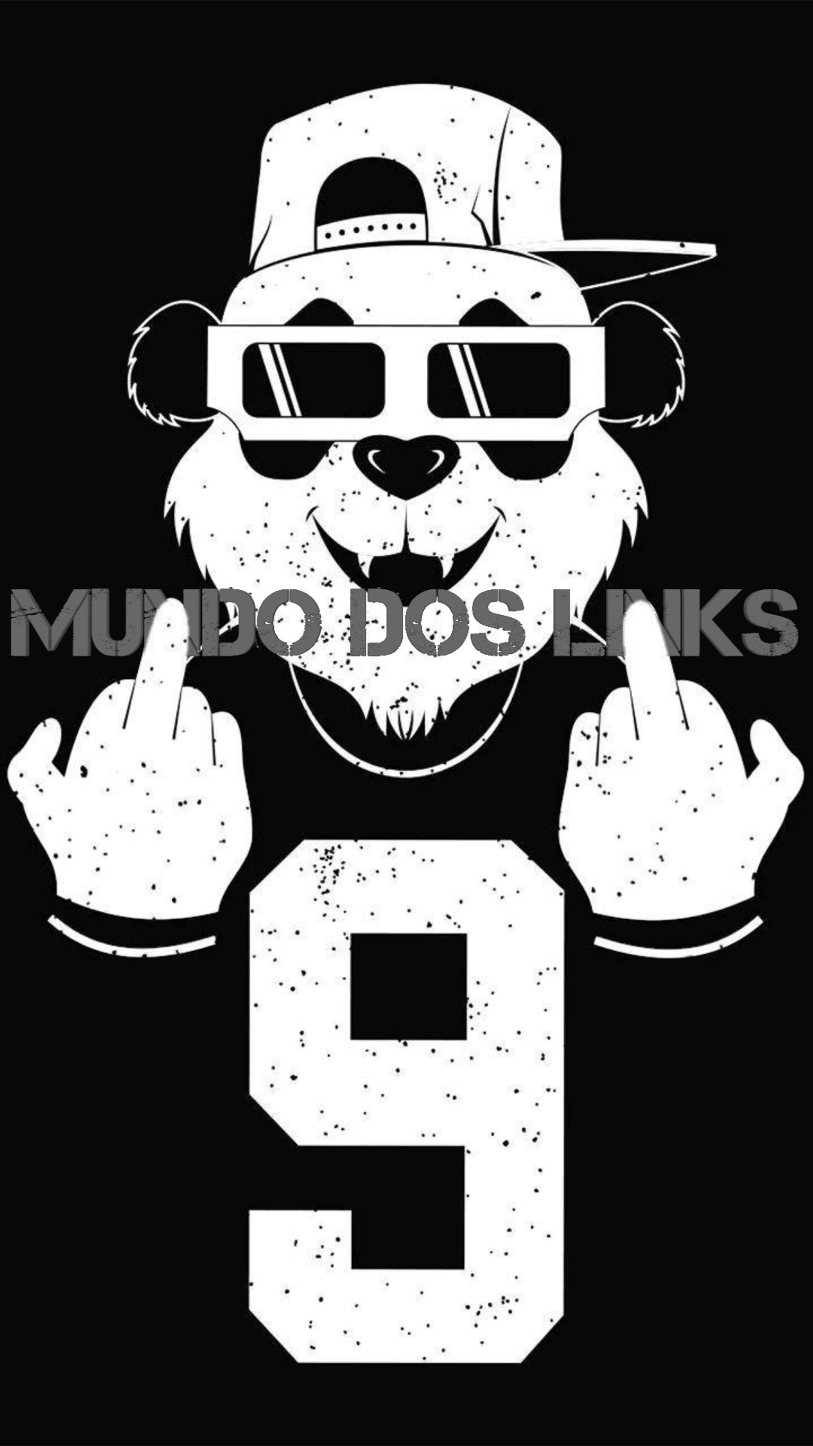 A black and white image of a bear wearing sunglasses and a hat (man, air, storm, skulls, skull)