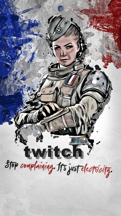 Twitch de Rainbow Six Siege: "Deja de quejarte. Es solo electricidad.