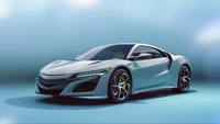 Élégant Acura NSX : Un chef-d'œuvre du design moderne de supercar