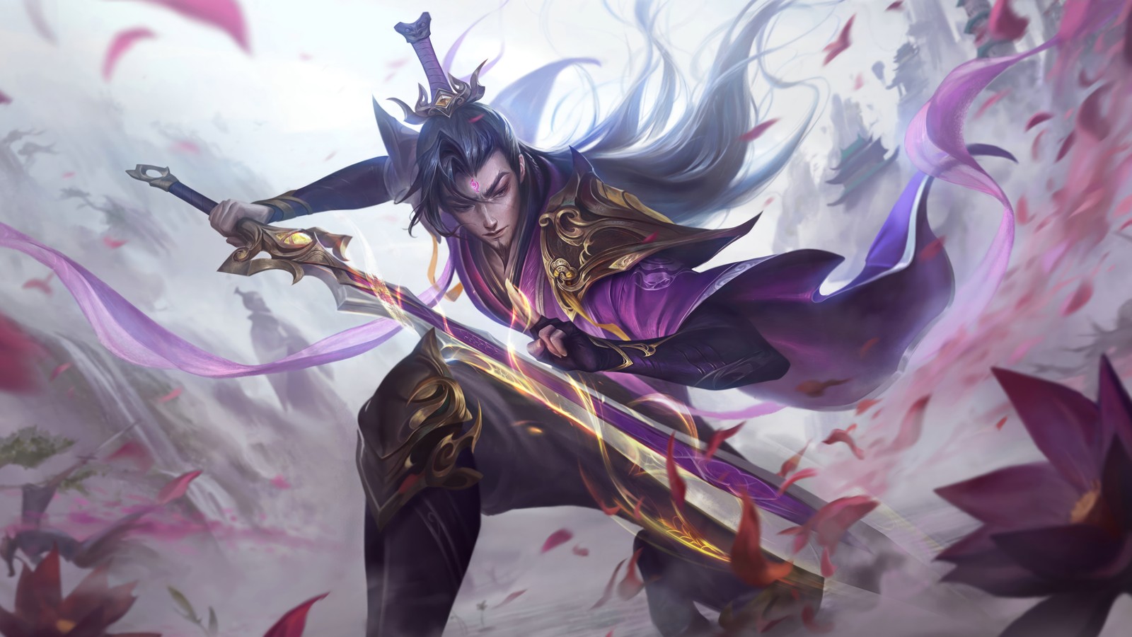 master yi, eternal sword, league of legends, video game, lol wallpaper