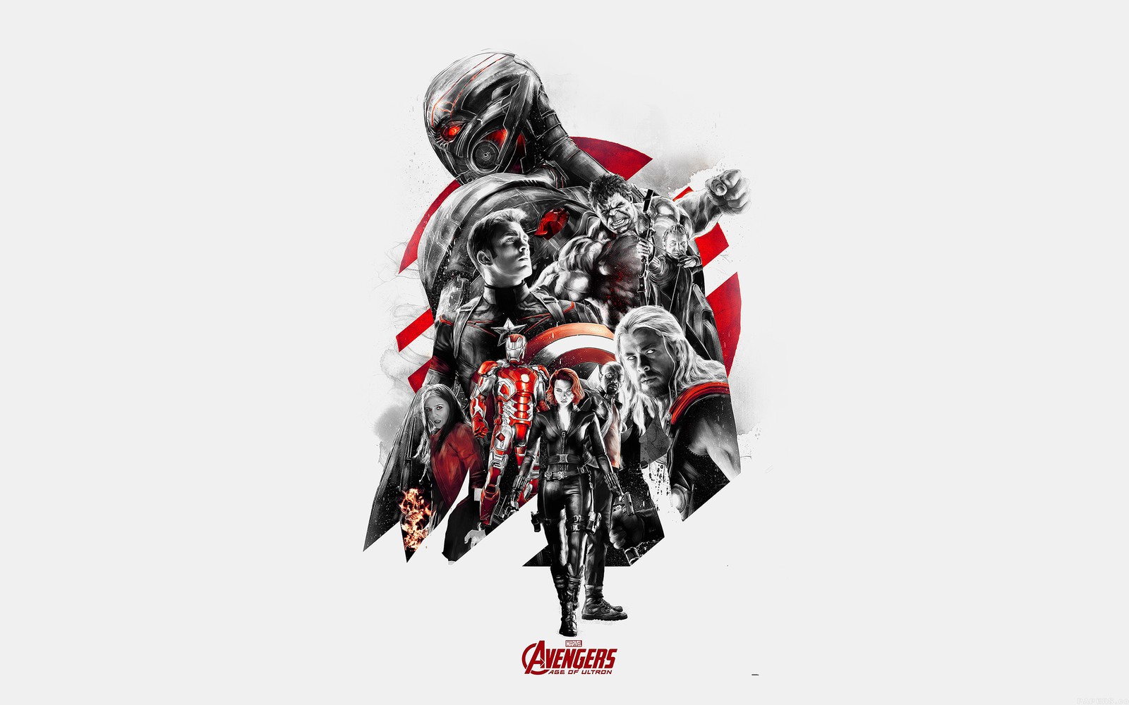 Baixar papel de parede ultron, os vingadores, the avengers, cartaz, arte