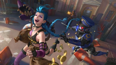 Jinx's Heist: Chaos and Laughter in League of Legends