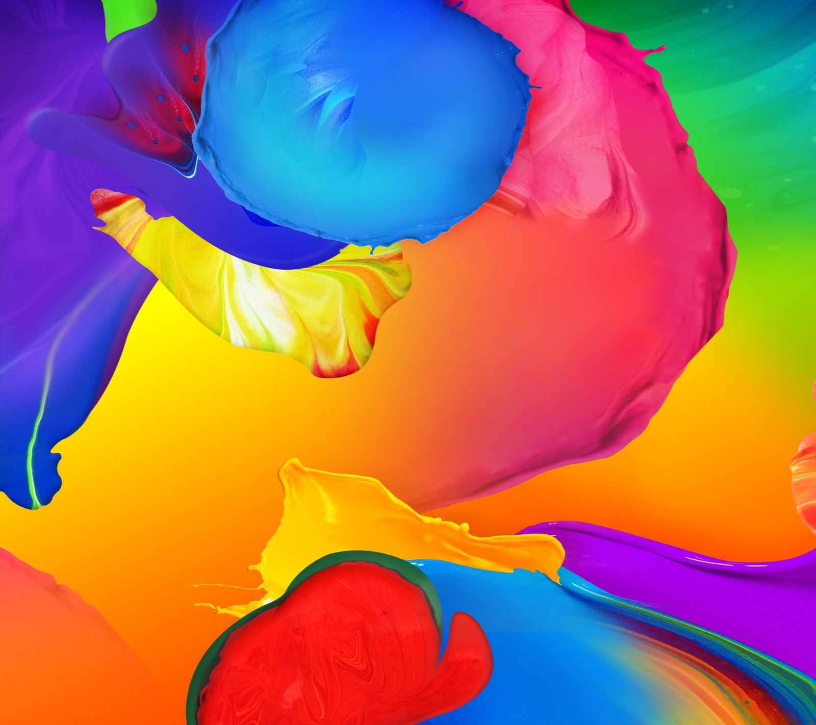 colorful, colors, feather, multicolor, paint Download Wallpaper