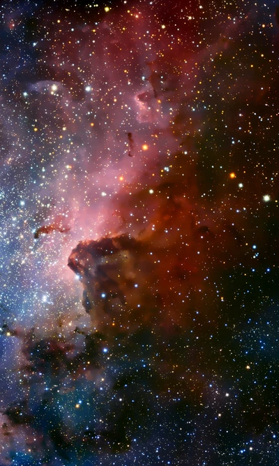 carina, nebulosa, espaço, estrelas