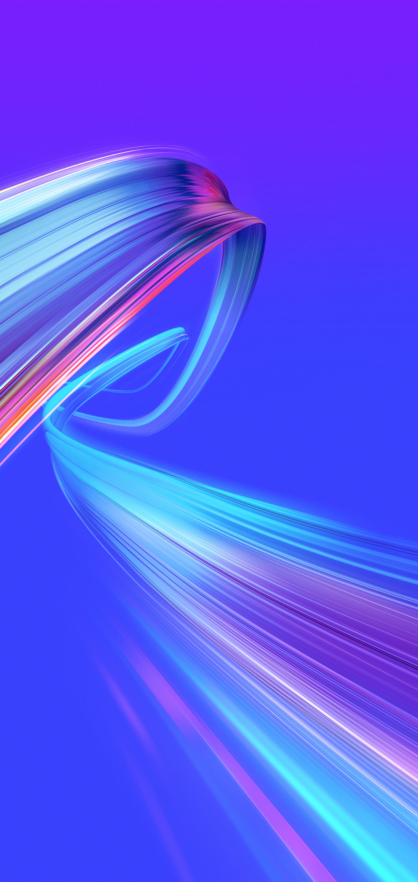 A close up of a colorful abstract background with a curved design (asus zenfone max m2, abej, beograd, blues)