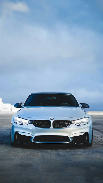 bmw, car, f10, front view, m3