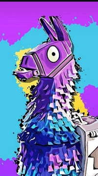 cortnit, cute, llama wallpaper