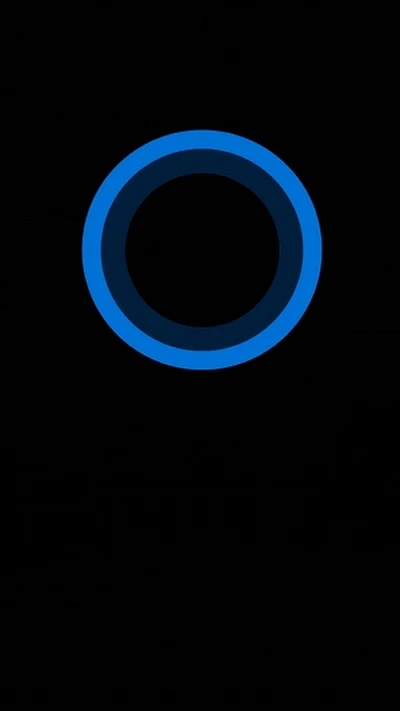 circle, cortana, logo