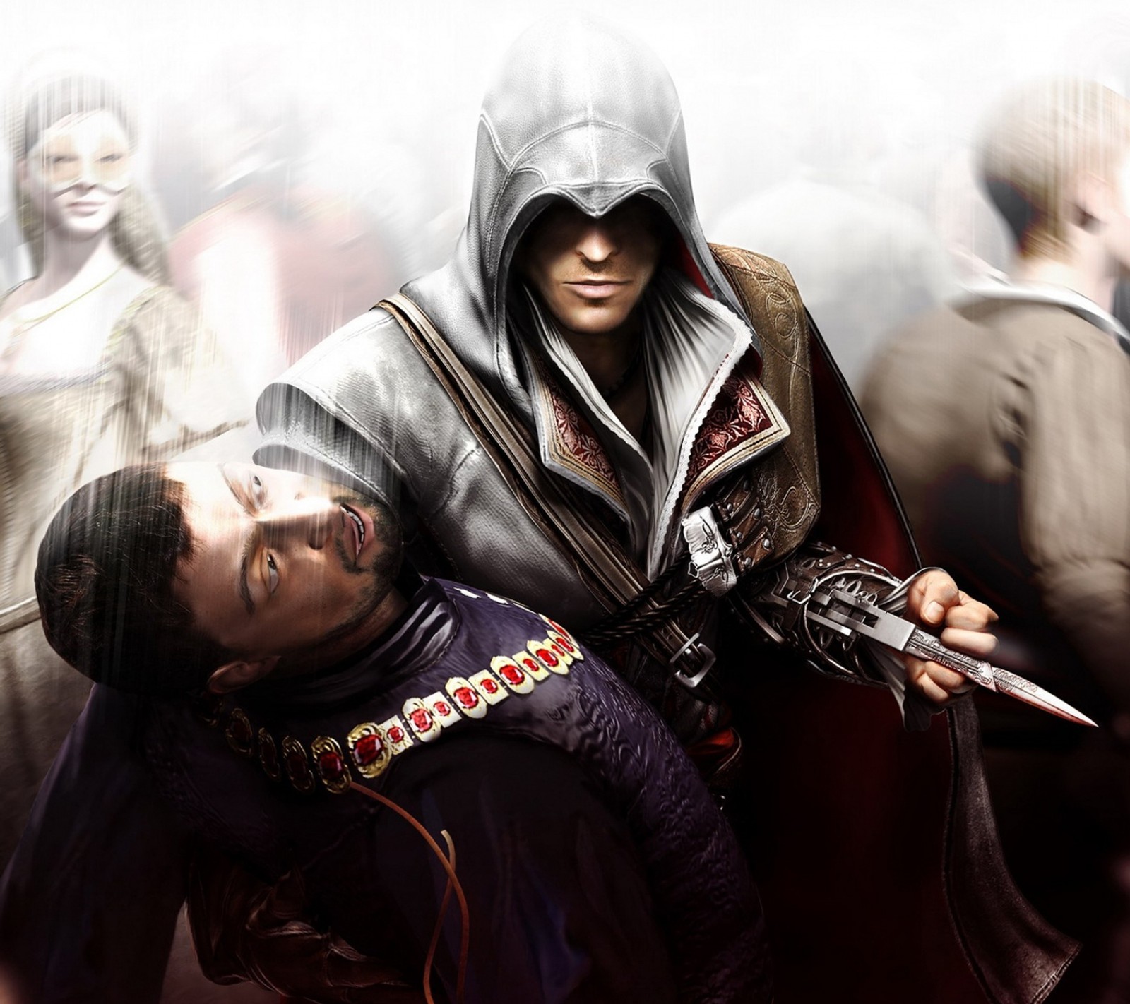 Assassin's creed es un juego con muchos personajes (asesinos, assassins creed, ezio)