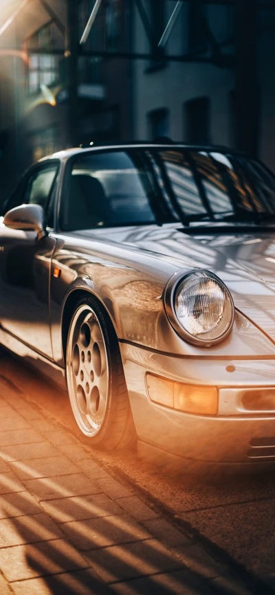 Porsche 911 Coupé con Iluminación Automotriz Brillante