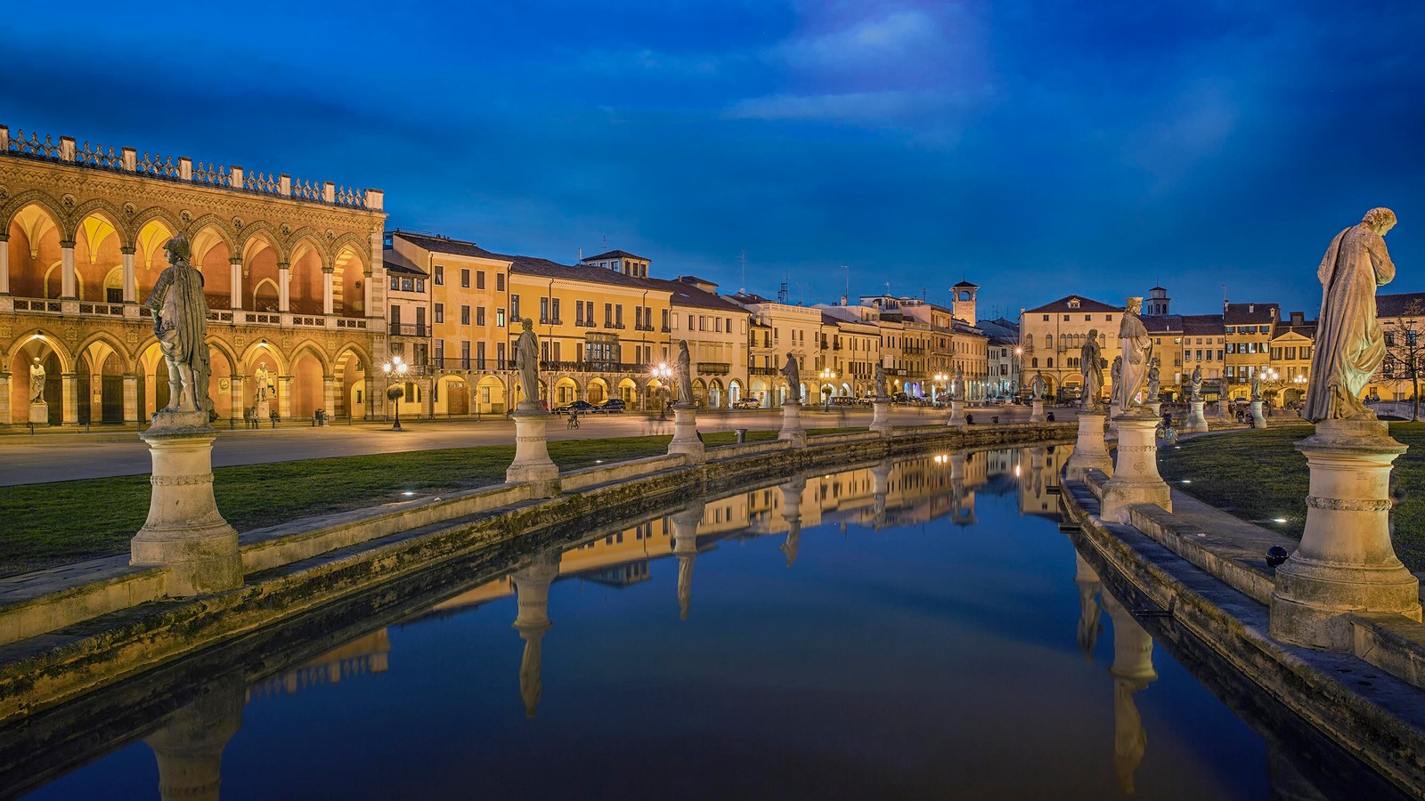 Скачать обои отражение, верона, verona, вода, водный путь