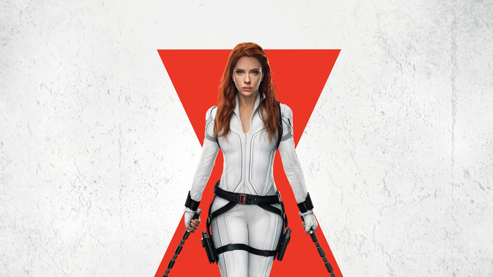 Descargar fondo de pantalla viuda negra, black widow, marvel, película, traje blanco