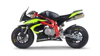 High-Performance Motorcycle with Distinctive Design and Racing Features