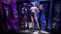 Harley Quinn in Fortnite: Dual Realities with Hammer